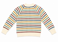 Multicoloured Polka Dot Knit Jumper