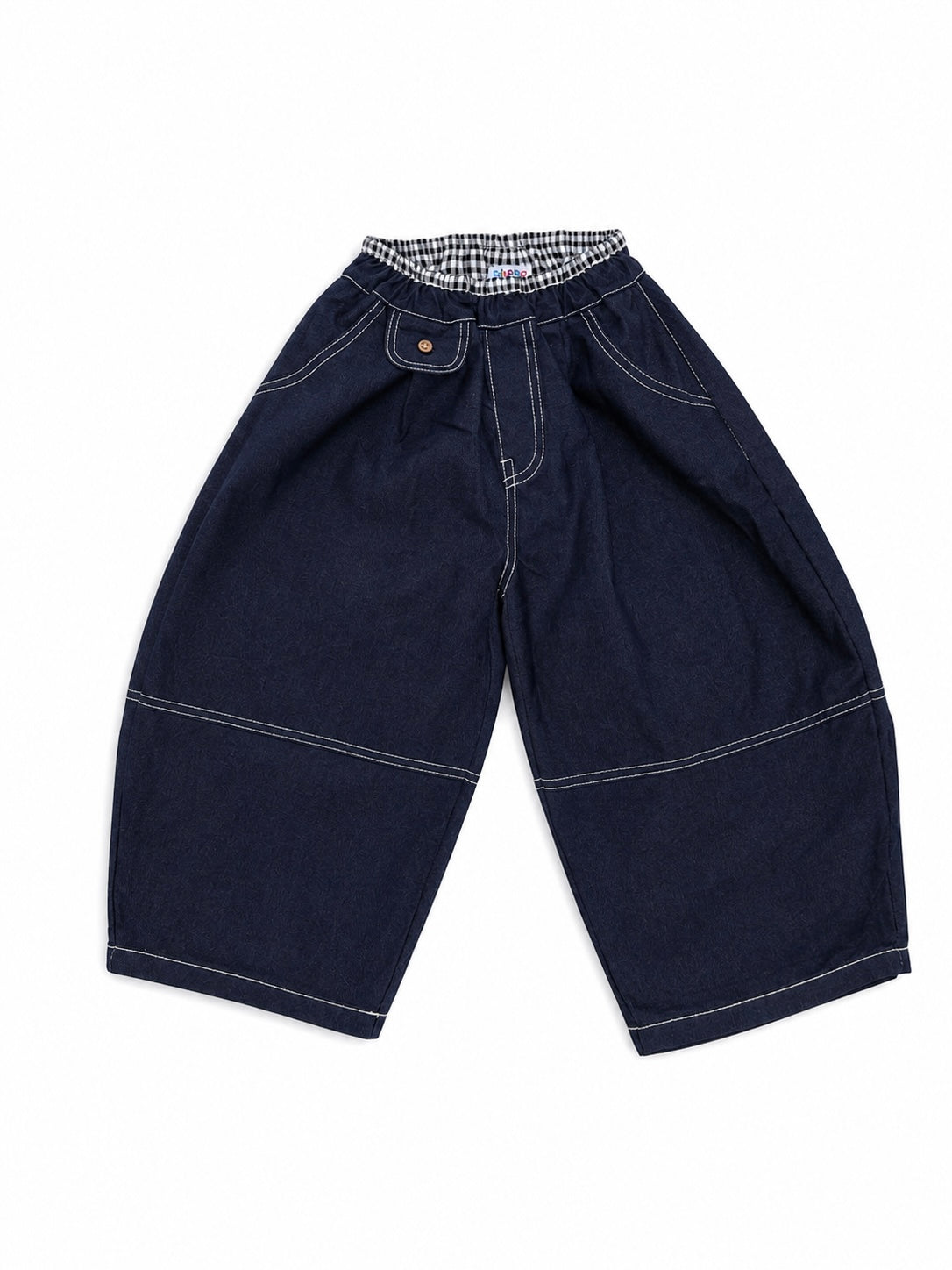 Dark Blue Balloon Jeans