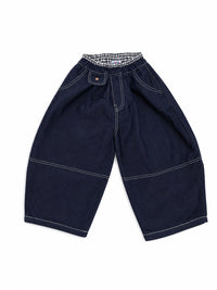 Dark Blue Balloon Jeans