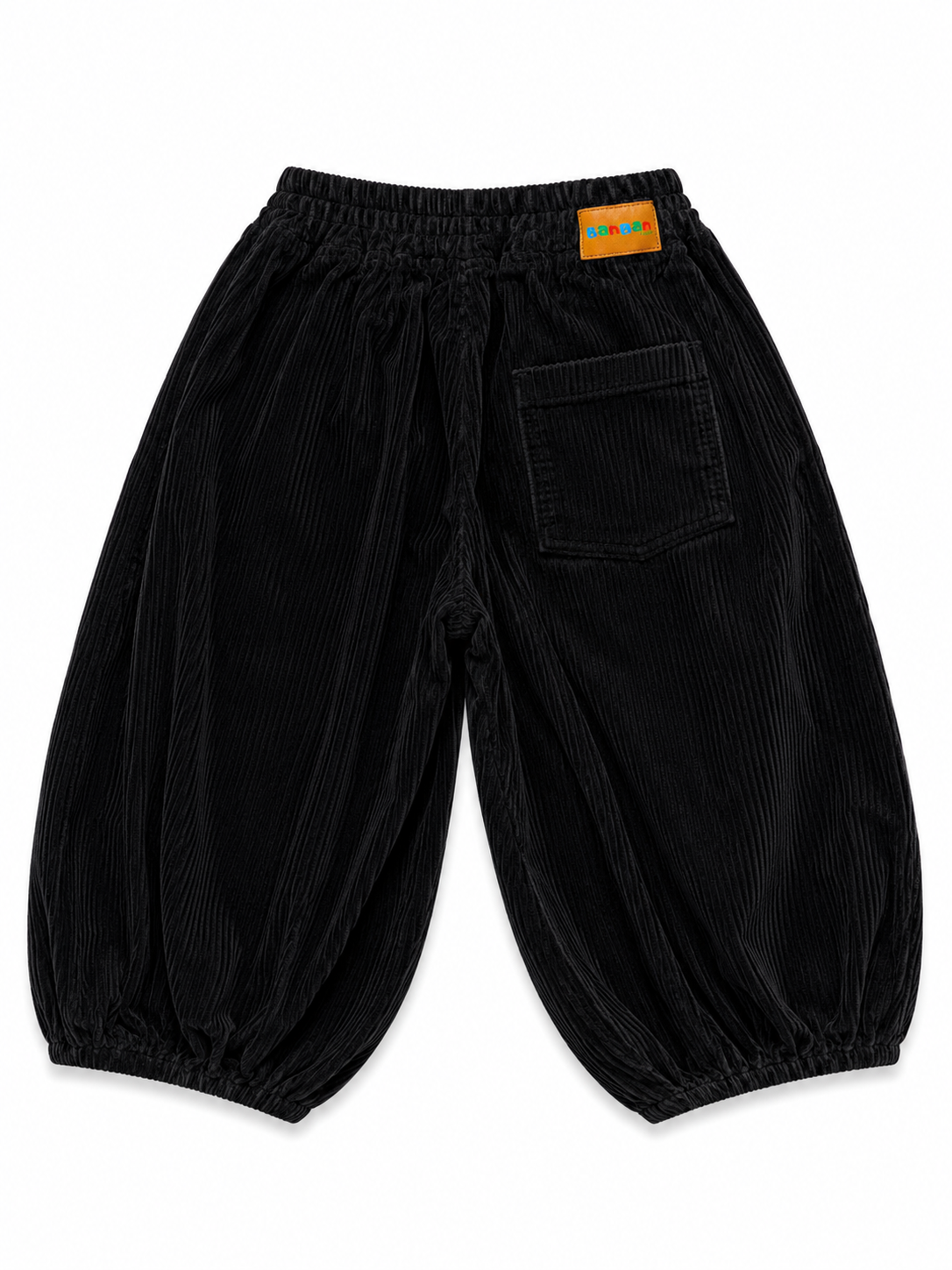 Black Velvet Balloon Trousers
