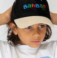 Black & Beige Two-Tone Cap