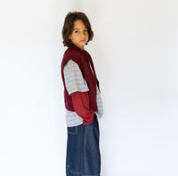 Long-Sleeved T-Shirt with Two-Piece Effect