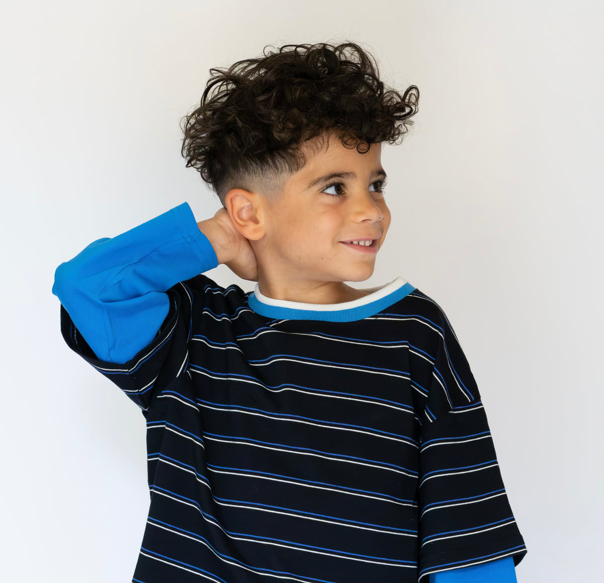 Two-Piece Effect Long Sleeve T-Shirt