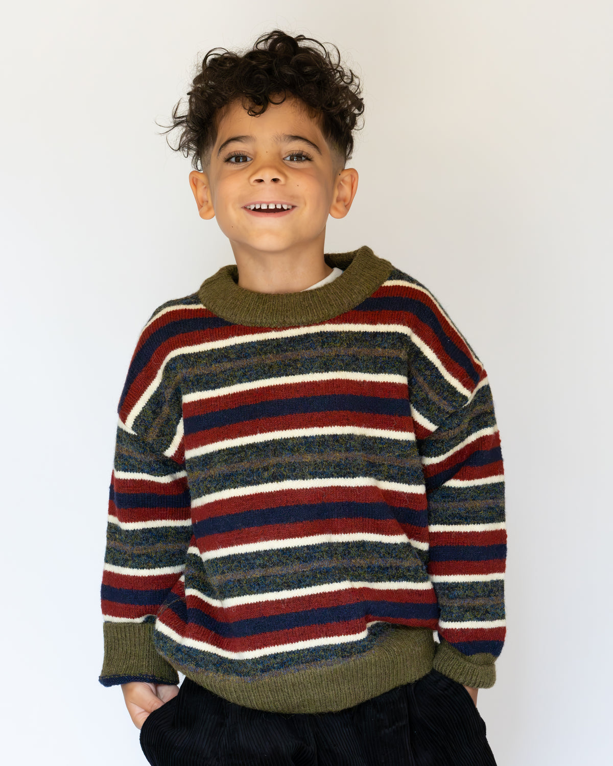 Striped Knit Sweater