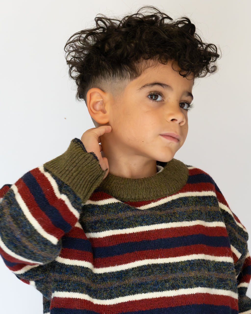 Striped Knit Sweater