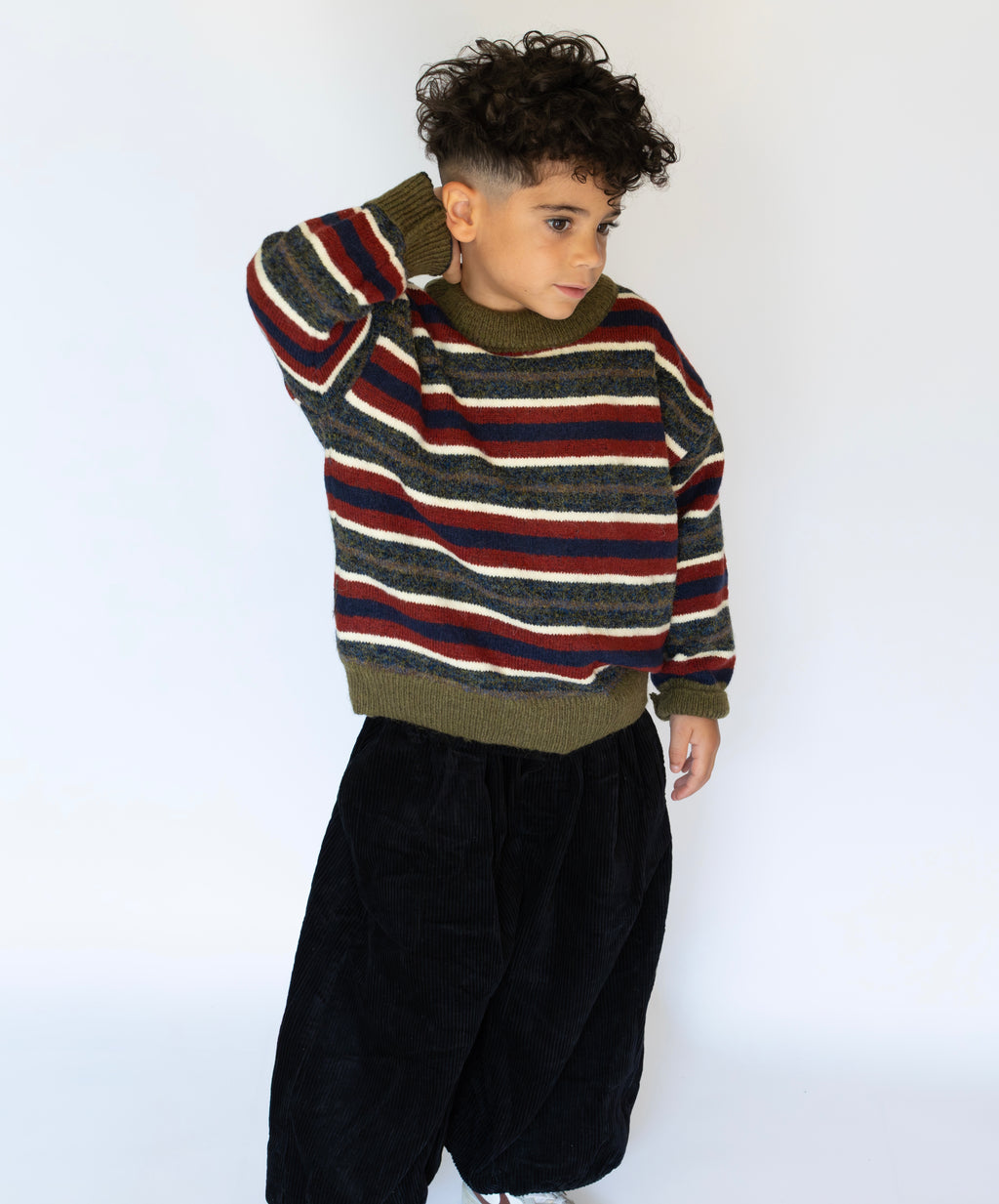 Striped Knit Sweater