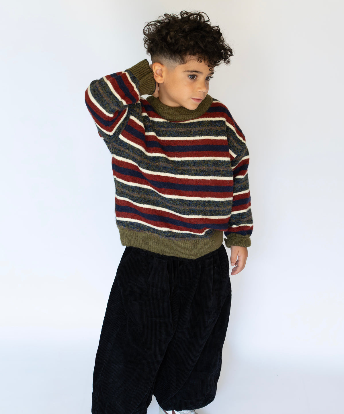 Striped Knit Sweater